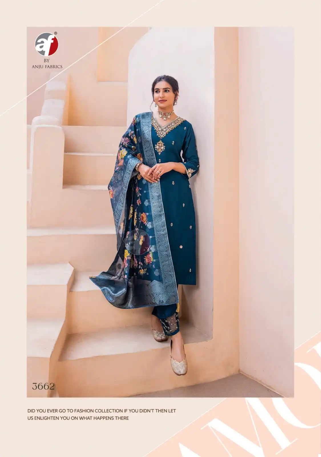 Anju Fabrics Shehnai Vol 7 Pure Dola Silk Wholesale Designer Readymade Salwar Suit Catalog — Wholesale Salwar Suits, Anju fabric wholesale from Surat — view 2