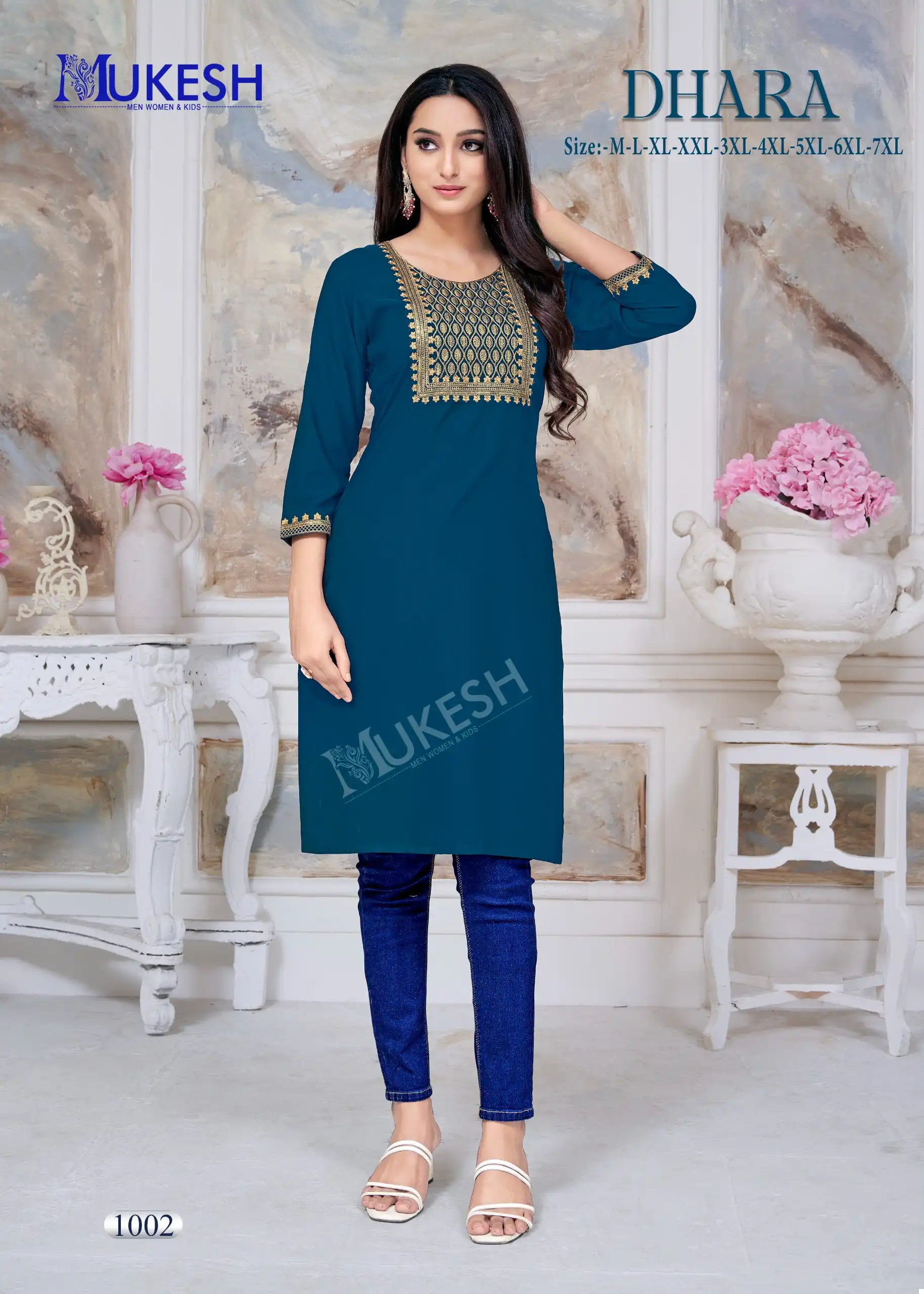 Banwery Dhara Malai Rayon Wholesale Kurtis Catalog - Image 3