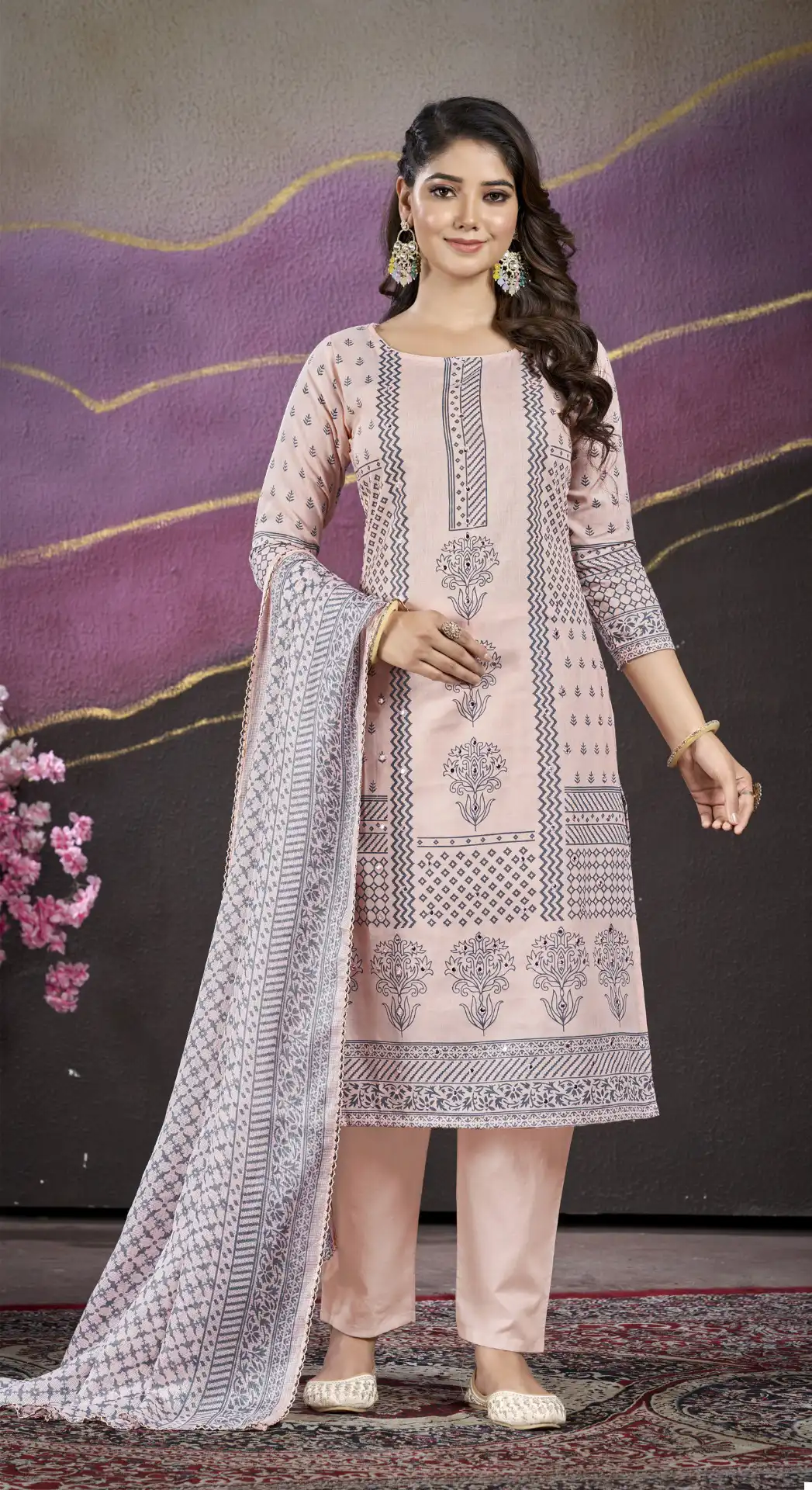 Bipson Shibori 2607 Pure Cotton Print Wholesale Salwar Suit Catalog - Image 3