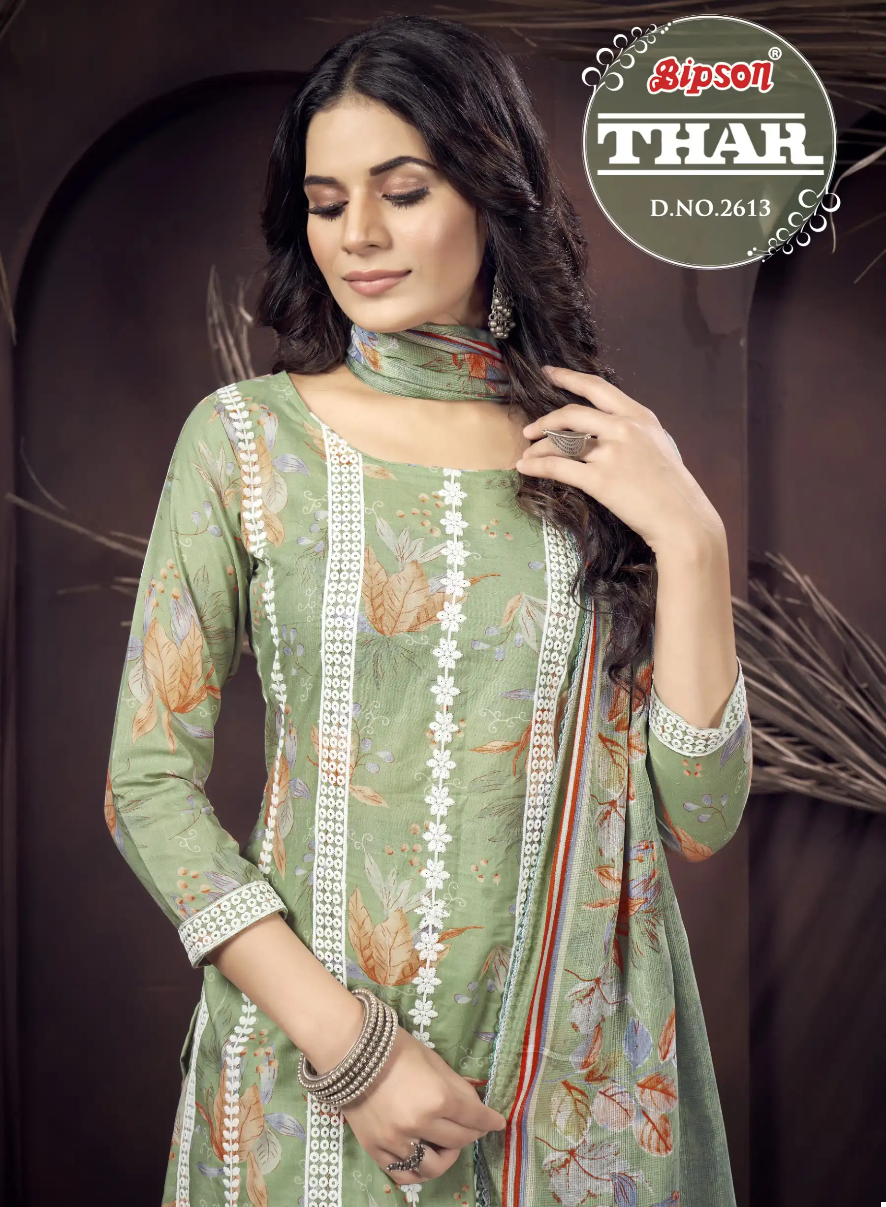 Bipson Thar 2613 Pure Cotton Wholesale Salwar Suit Catalog