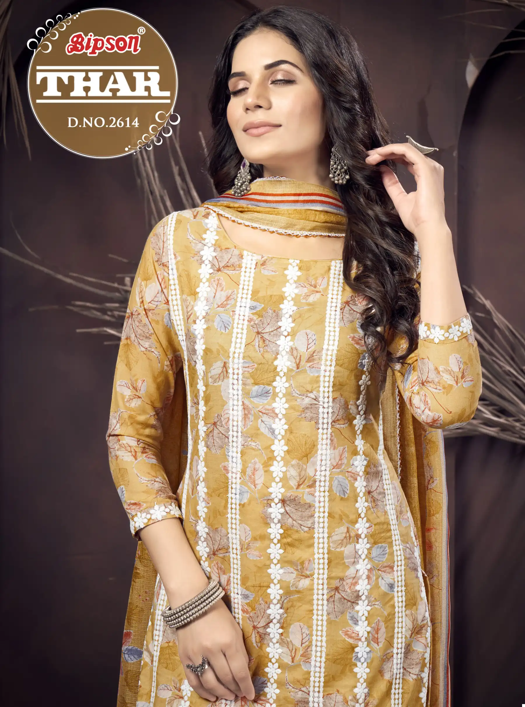 Bipson Thar 2614 Pure Cotton Wholesale Salwar Suit Catalog