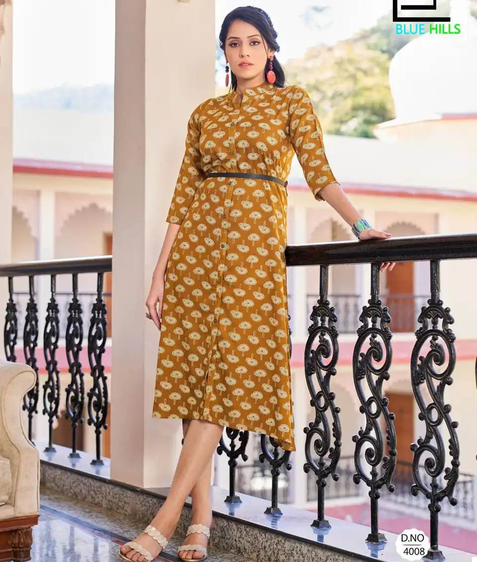 Blue Hills Fashion 4 Everyone Rayon Wholesale Fancy Kurtis Catalog