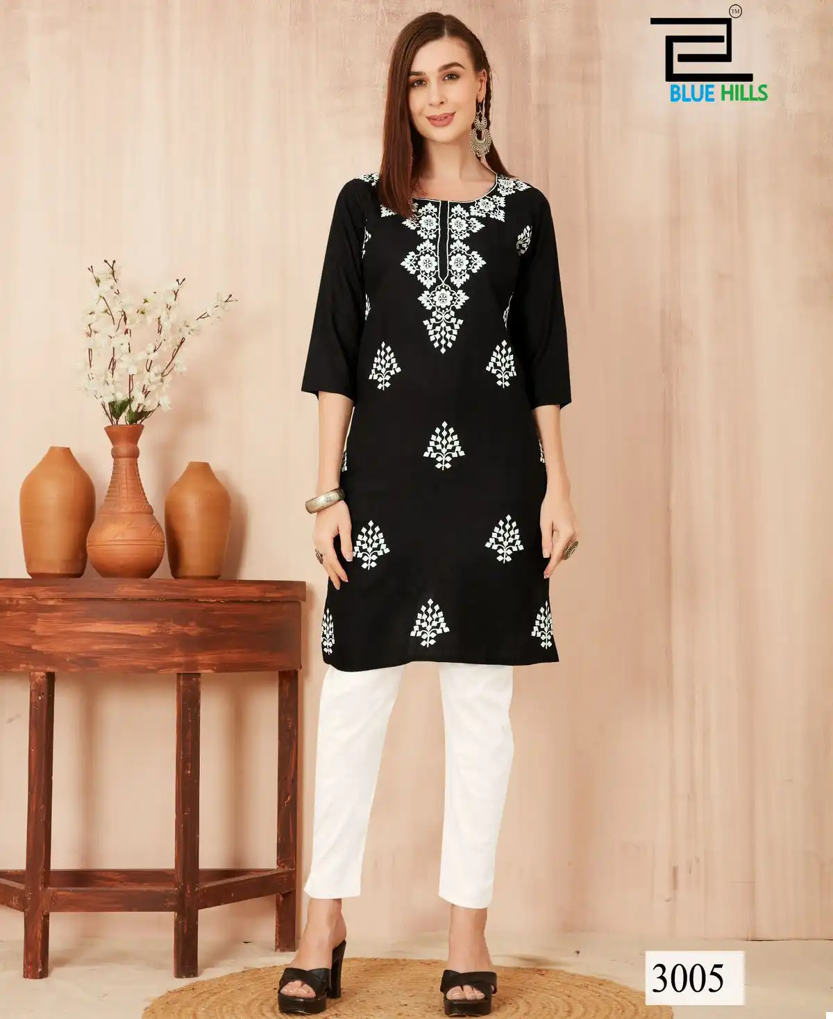 Blue Hills Nawab Vol 3 14 Kg Rayon Wholesale Fancy Kurtis Catalog