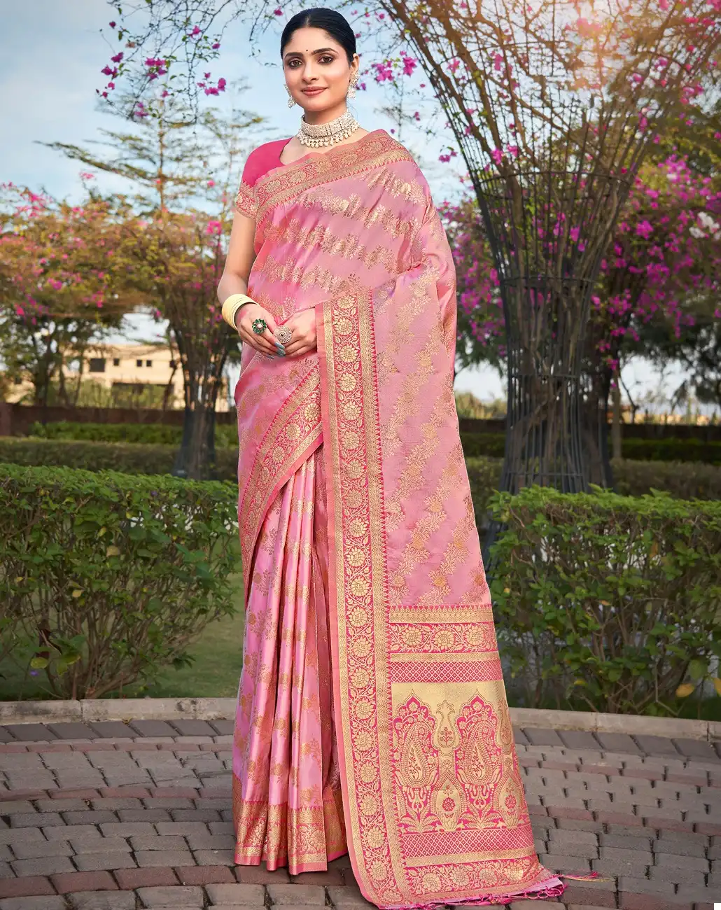 Bunawat Shiv Gouri Stain Silk Wholesale Fancy Sarees Catalog