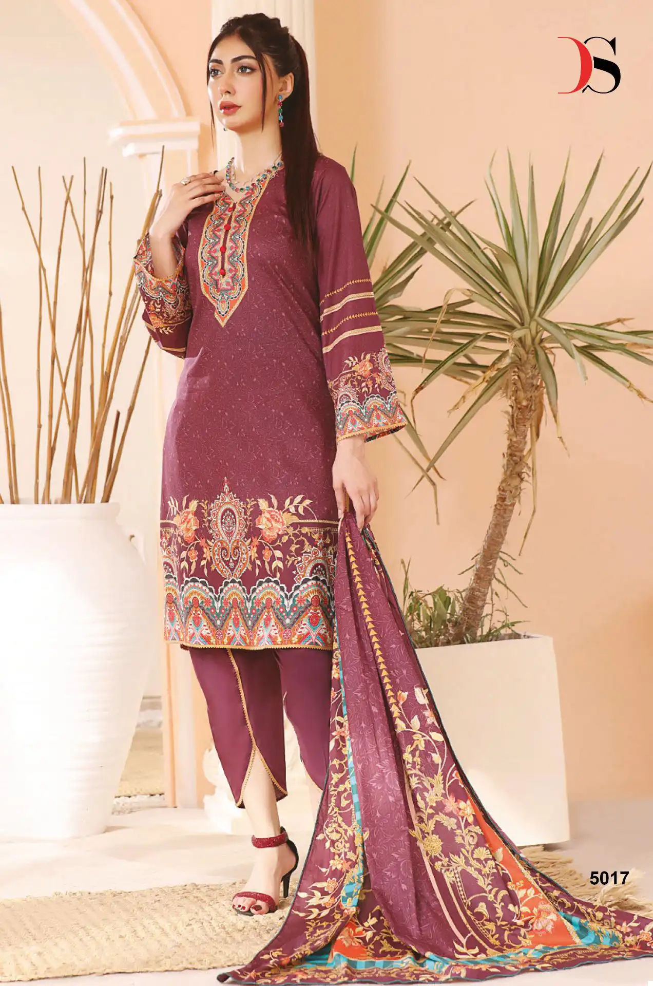 Deepsy Suits Firdous Lawn 24 Pure Cotton Print Wholesale Pakistani Salwar Suit Catalog - Image 7