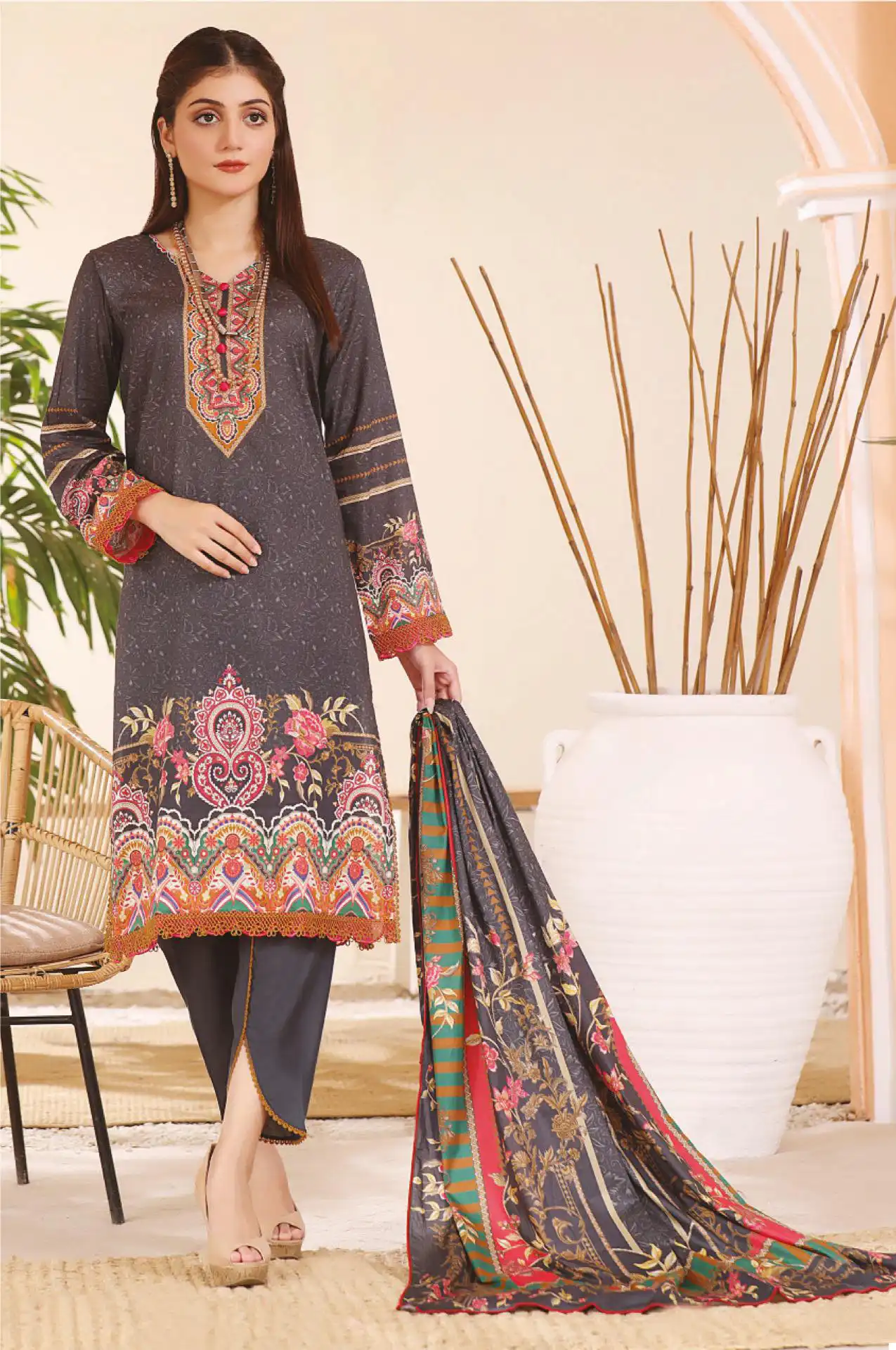 Deepsy Suits Firdous Lawn 24 Pure Cotton Print Wholesale Pakistani Salwar Suit Catalog - Image 8