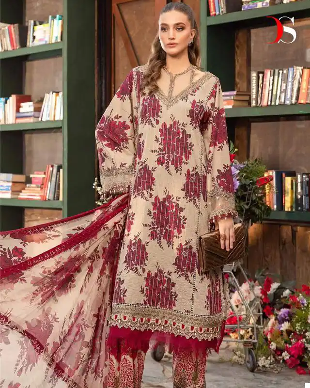 Deepsy Suits Mariab. Mprints Superhit Pure Cotton Wholesale Pakistani Salwar Suit Catalog