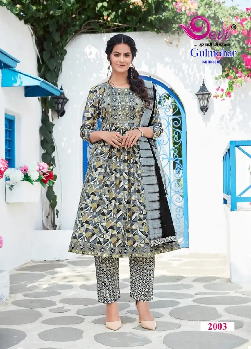 Devi Gulmohar Vol 2 Heavy Muslin Cotton Wholesale Readymade Salwar Suit Catalog - Image 7