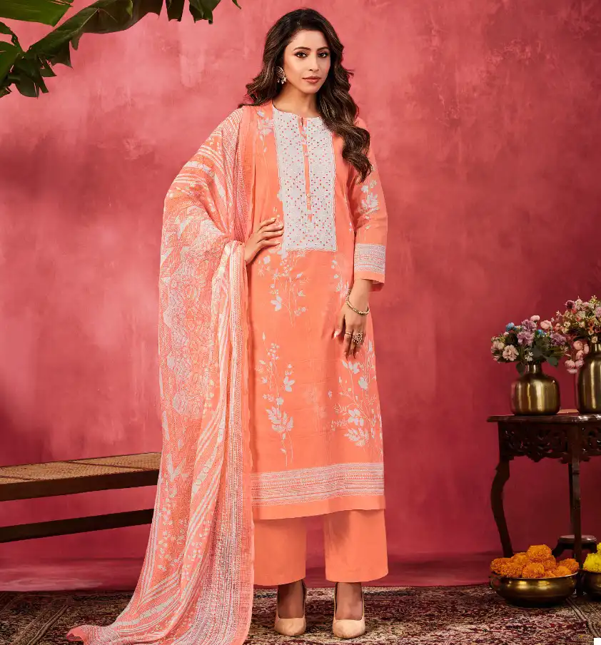 Esaira Eira Cotton Cambric Wholesale Fancy Salwar Suit Catalog