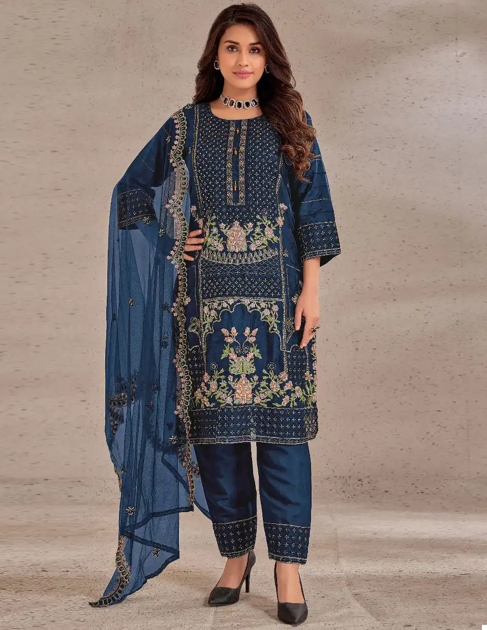 Fepic C 1600 Organza Wholesale Pakistani Salwar Suit Catalog