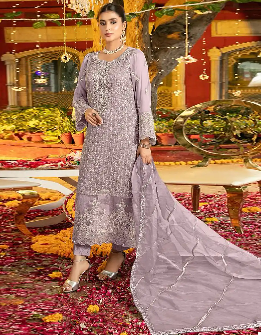 Fepic C 1687 Georgette Wholesale Pakistani Salwar Suit Catalog