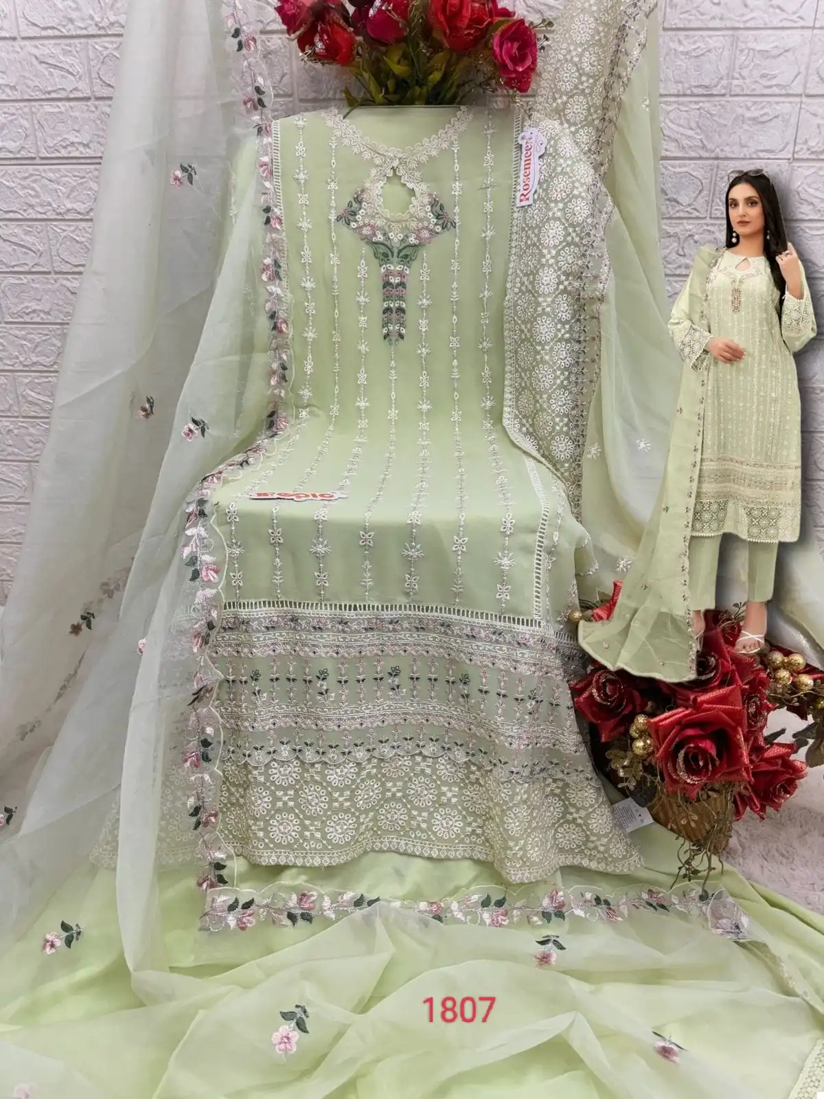 Fepic C 1807 Georgette Wholesale Pakistani Salwar Suit Catalog - Image 6