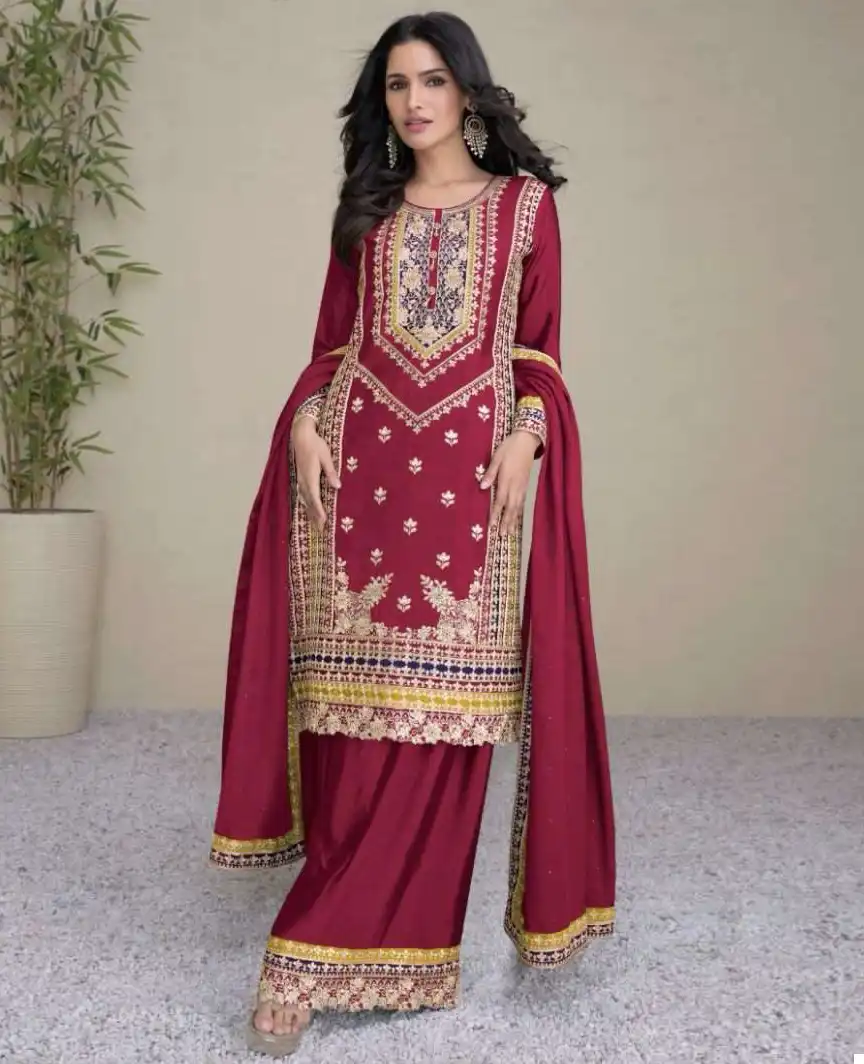 Gulkayra Designer Amayra Real Chinon Wholesale Designer Readymade Salwar Suit Catalog