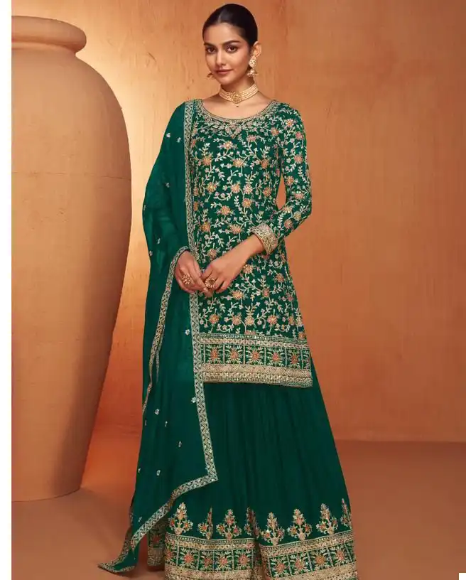 Gulkayra Designer Jhanvi Real Chinon Wholesale Designer Readymade Salwar Suit Catalog