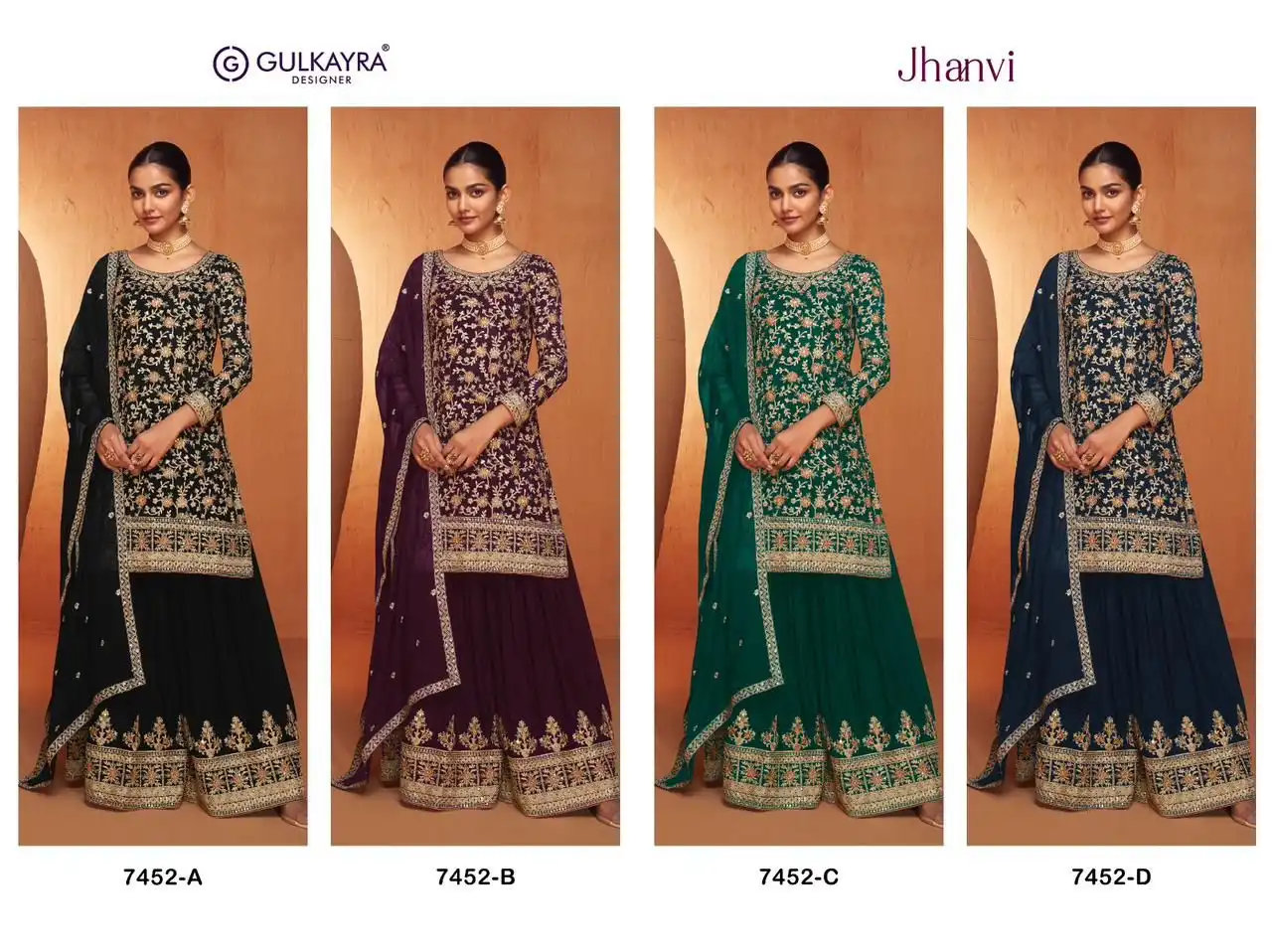 Gulkayra Designer Jhanvi Real Chinon Wholesale Designer Readymade Salwar Suit Catalog - Image 5