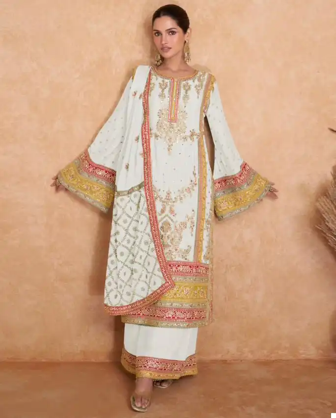 Gulkayra Designer Vedika Colour Edition Real Chinon Wholesale Designer Readymade Salwar Suit Catalog