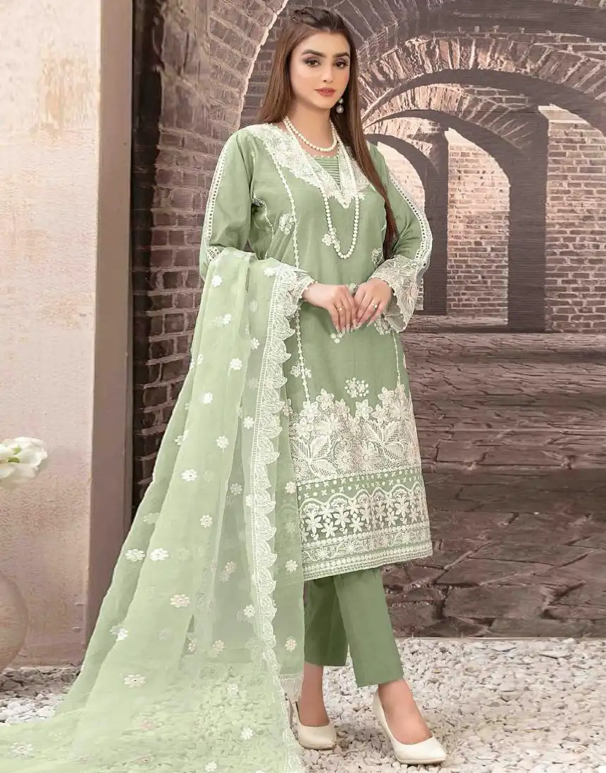 Hoor Tex H 237 Faux Georgette Wholesale Pakistani Salwar Suit Catalog