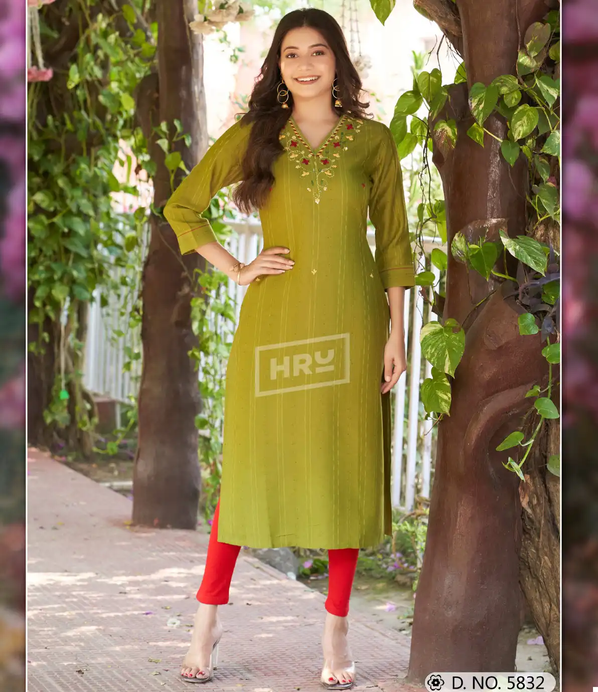 Hru India Hema Vol 3 Pure Viscose Wholesale Fancy Kurtis Catalog
