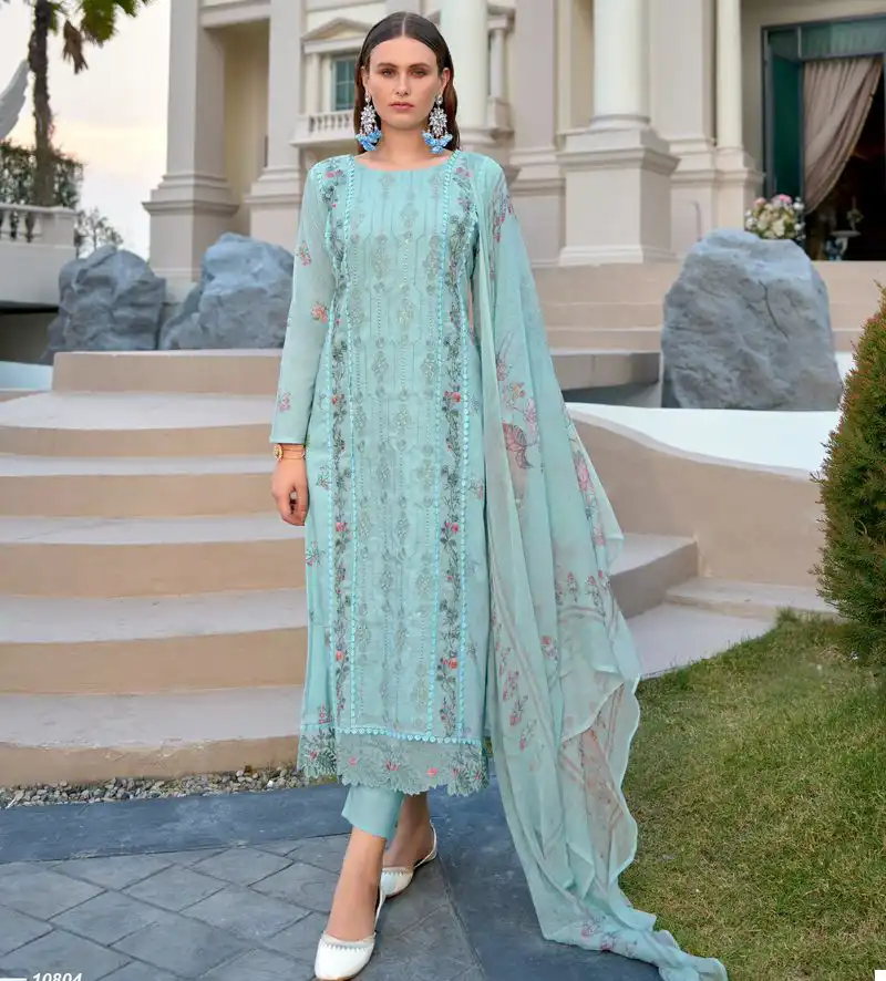 Ibiza Lavesta Rubia Pure Lawn Cotton Digital Print Wholesale Fancy Salwar Suit Catalog