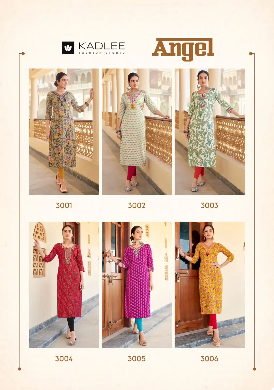 Kadlee Angel Rayon Print Wholesale Fancy Kurtis Catalog - Image 7