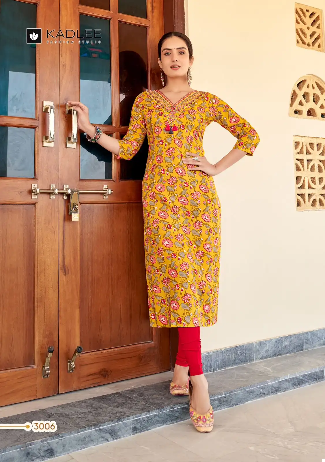 Kadlee Angel Rayon Print Wholesale Fancy Kurtis Catalog - Image 2