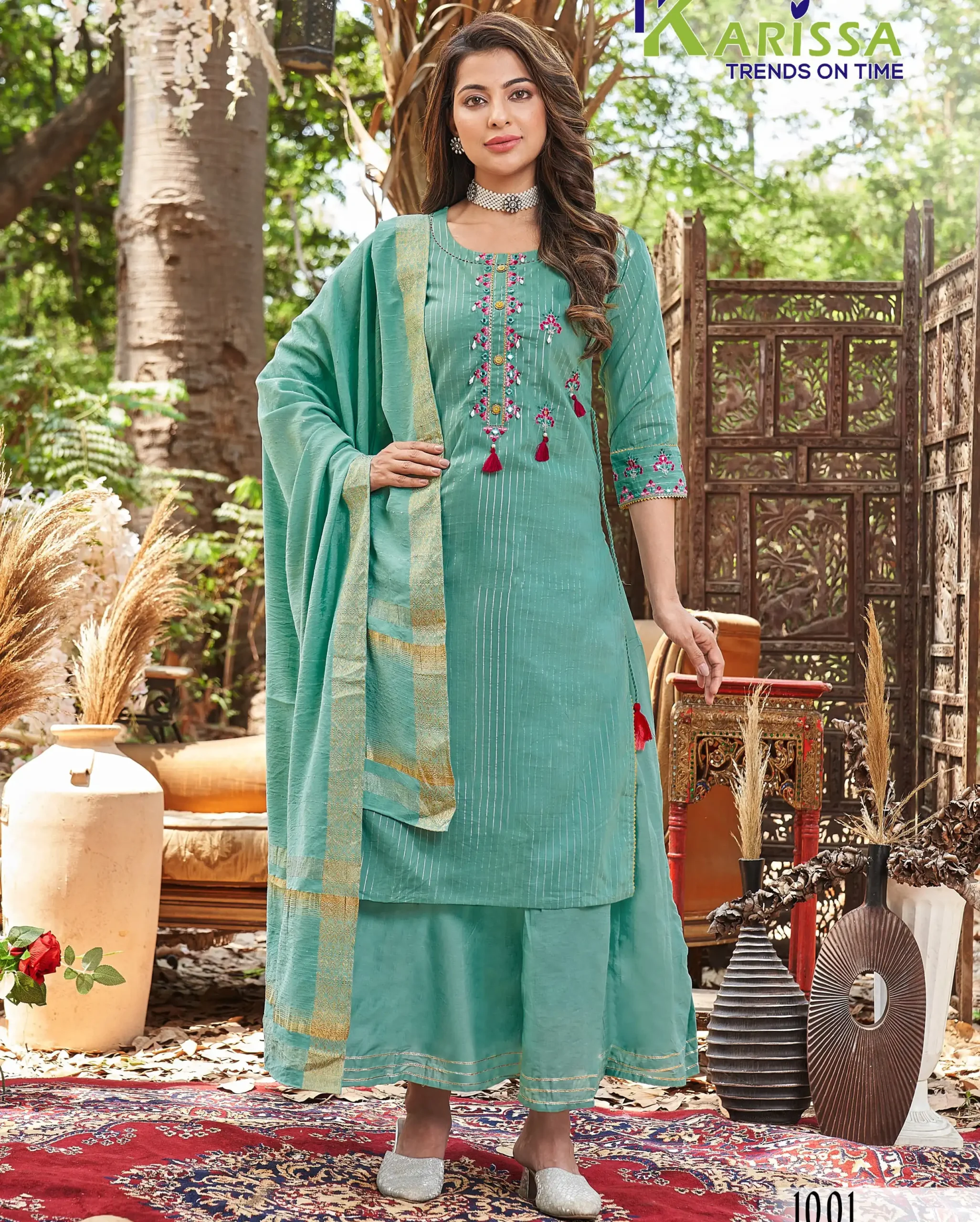 Karissa Harmony Pure Cotton Wholesale Readymade Salwar Suit Catalog