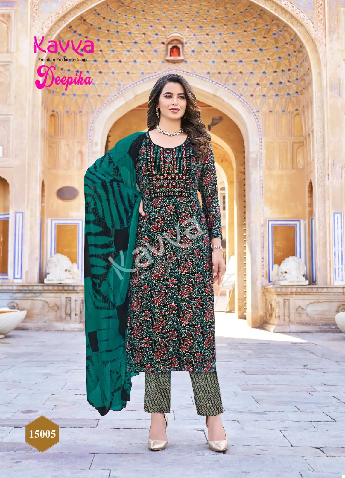 Kavya Deepika Vol 15 Premium Quality Capsule Wholesale Readymade Salwar Suit Catalog — Wholesale Salwar Suits, Kavya wholesale from Surat - Gallery Image 2
