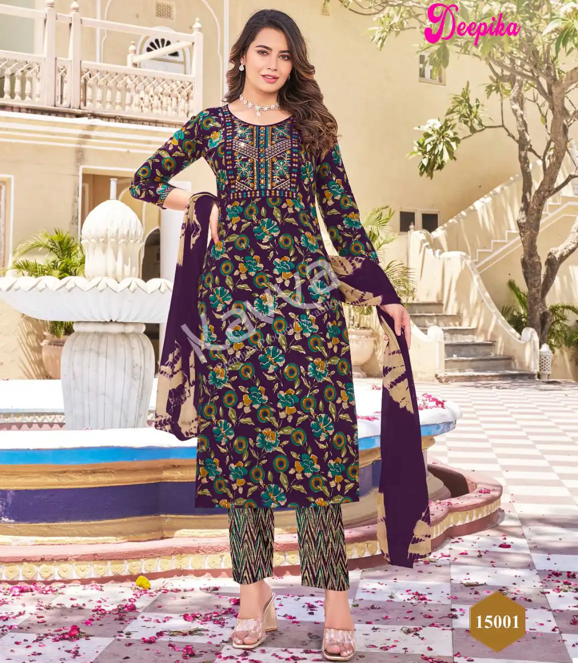 Kavya Deepika Vol 15 Premium Quality Capsule Wholesale Readymade Salwar Suit Catalog — Wholesale Salwar Suits, Kavya wholesale from Surat — view 1