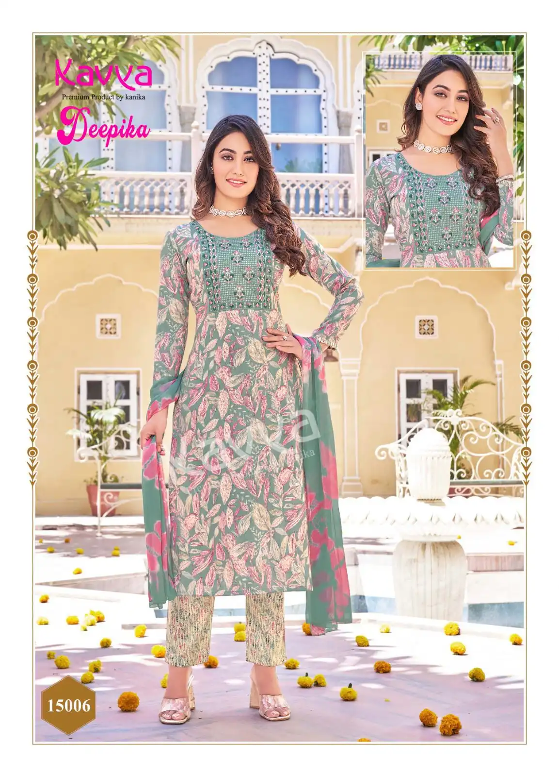 Kavya Deepika Vol 15 Premium Quality Capsule Wholesale Readymade Salwar Suit Catalog — Wholesale Salwar Suits, Kavya wholesale from Surat - Gallery Image 9