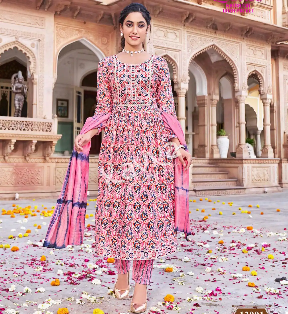 Kavya Zeenat Vol 13 Capsule Foil Print Wholesale Readymade Salwar Suit Catalog — Wholesale Salwar Suits, Kavya wholesale from Surat — view 1