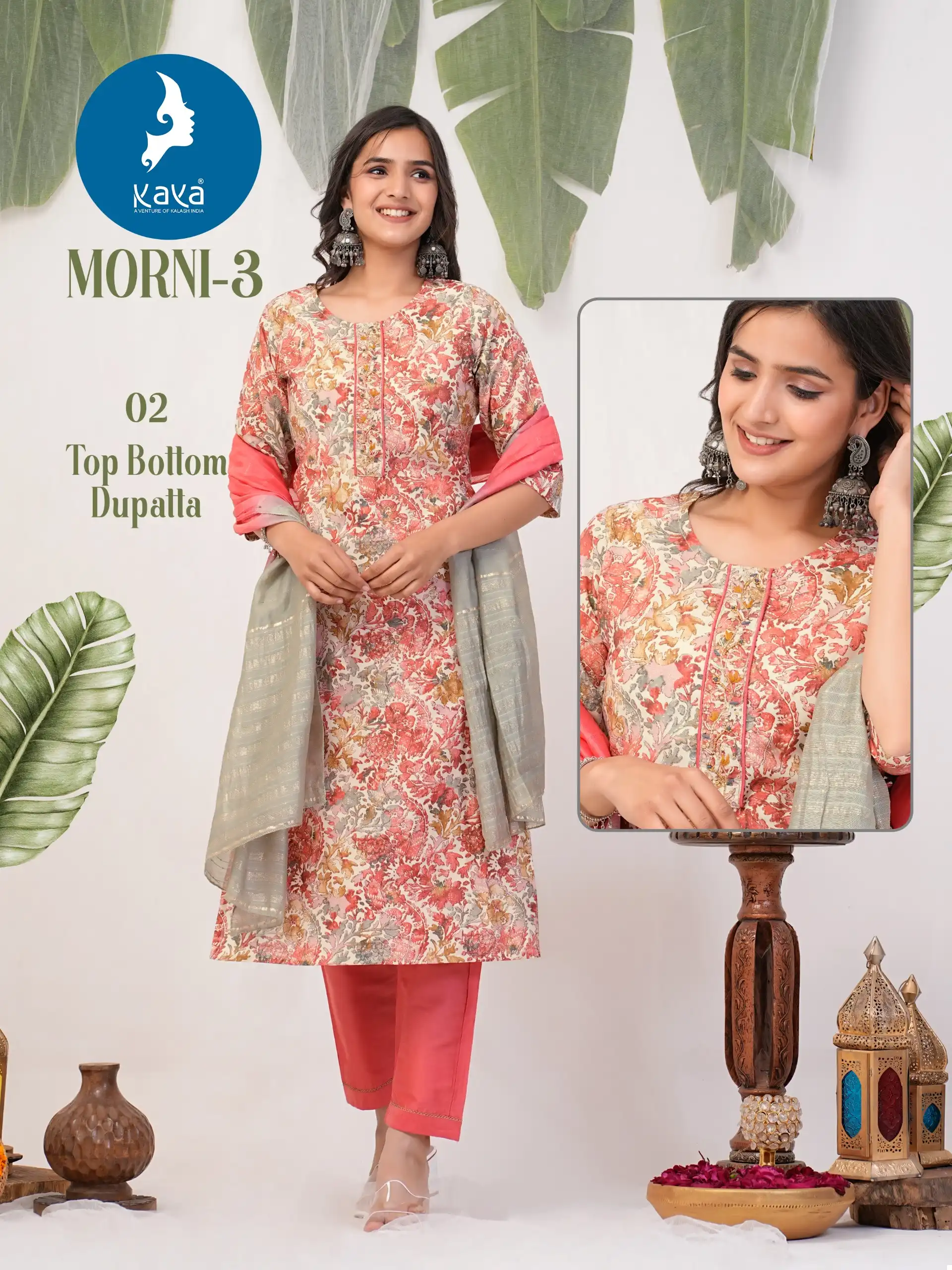 Kaya Morni 3 Chanderi Wholesale Readymade Salwar Suit Catalog - Image 2