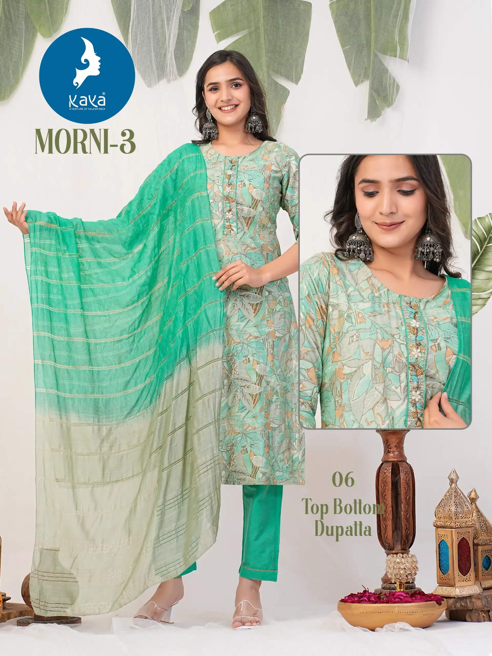 Kaya Morni 3 Chanderi Wholesale Readymade Salwar Suit Catalog - Image 7