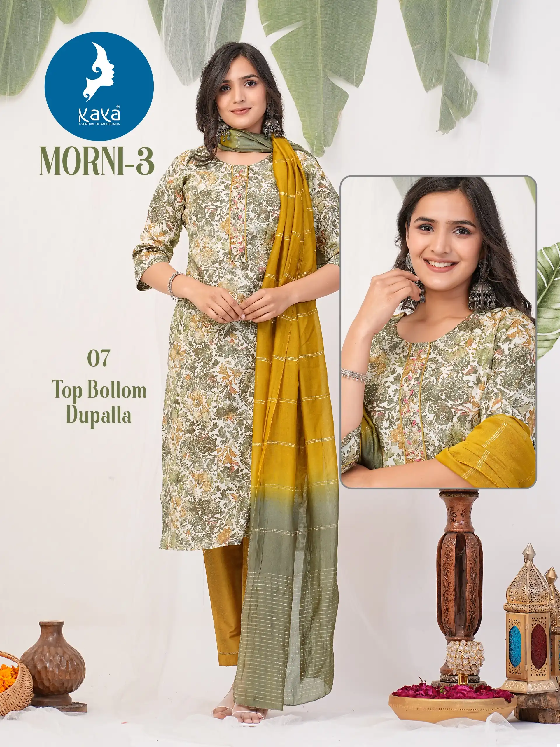 Kaya Morni 3 Chanderi Wholesale Readymade Salwar Suit Catalog - Image 8