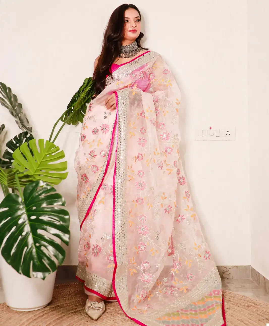 Shree Trends Kimisha Organza Wholesale Fancy Sarees