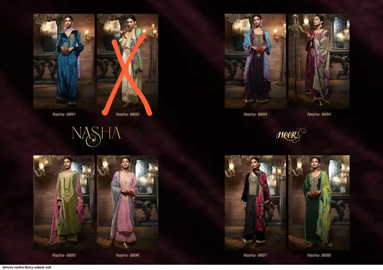 Kimora Heer Nasha Velvet Wholesale Fancy Salwar Suit Catalog — Wholesale Salwar Suits, MPA wholesale from Surat — view 8