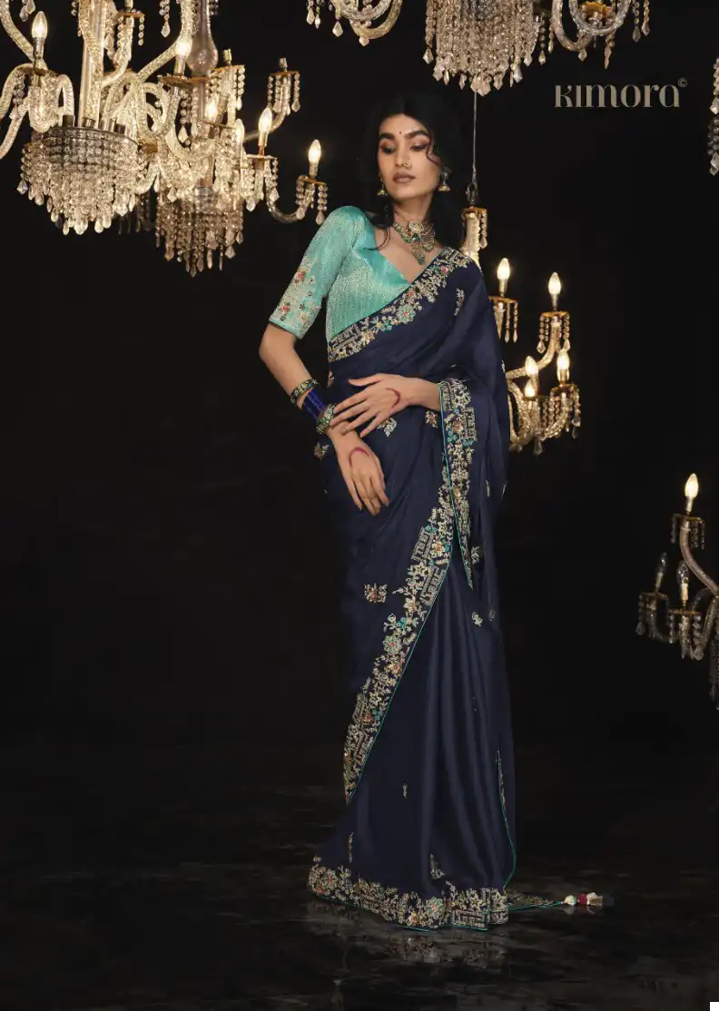 Kimora Kajal Vol 14 Pure Fancy Wholesale Fancy Sarees Catalog — Wholesale Sarees, Kimora wholesale from Surat - Gallery Image 2