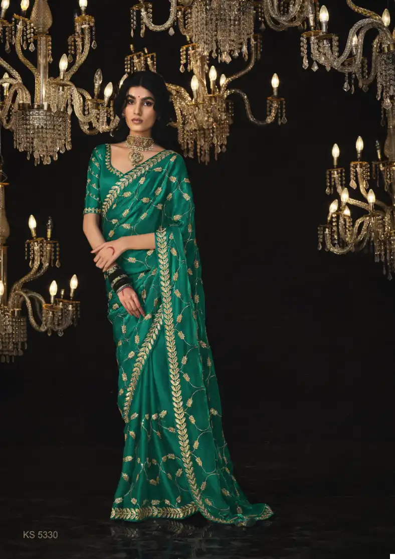 Kimora Kajal Vol 14 Pure Fancy Wholesale Fancy Sarees Catalog — Wholesale Sarees, Kimora wholesale from Surat - Gallery Image 11