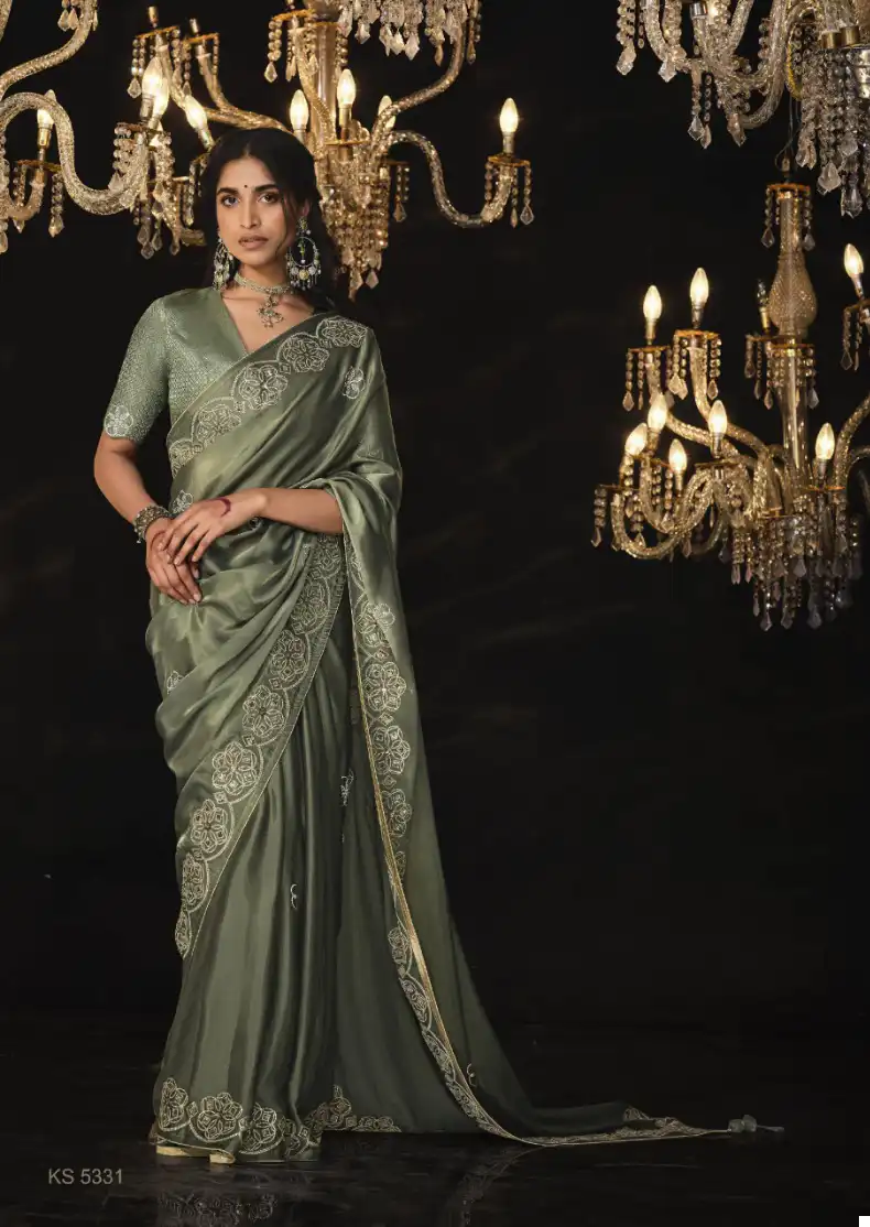 Kimora Kajal Vol 14 Pure Fancy Wholesale Fancy Sarees Catalog — Wholesale Sarees, Kimora wholesale from Surat - Gallery Image 12