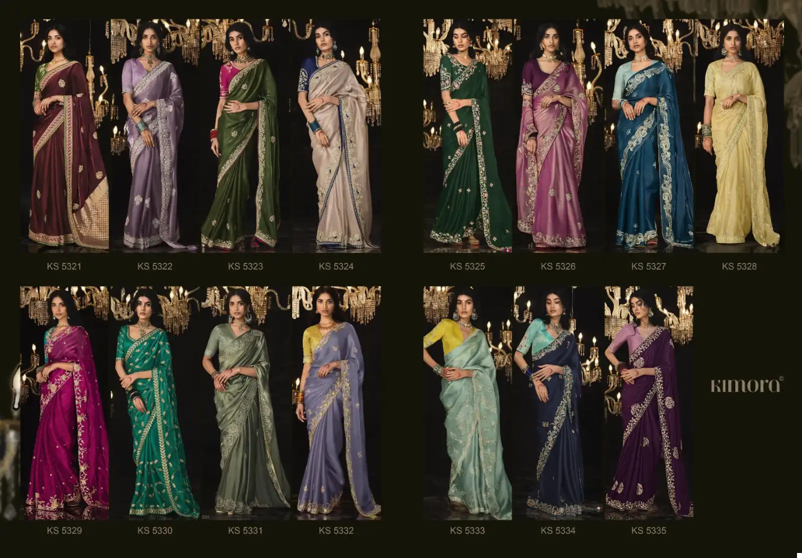 Kimora Kajal Vol 14 Pure Fancy Wholesale Fancy Sarees Catalog — Wholesale Sarees, Kimora wholesale from Surat — view 18