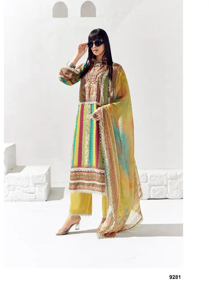 Kimora Layla Vol 172 Pure Lawn Cotton Wholesale Fancy Salwar Suit Catalog — Wholesale Salwar Suits, MPA wholesale from Surat - Gallery Image 3