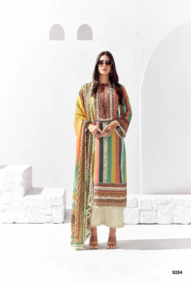 Kimora Layla Vol 172 Pure Lawn Cotton Wholesale Fancy Salwar Suit Catalog — Wholesale Salwar Suits, MPA wholesale from Surat - Gallery Image 5