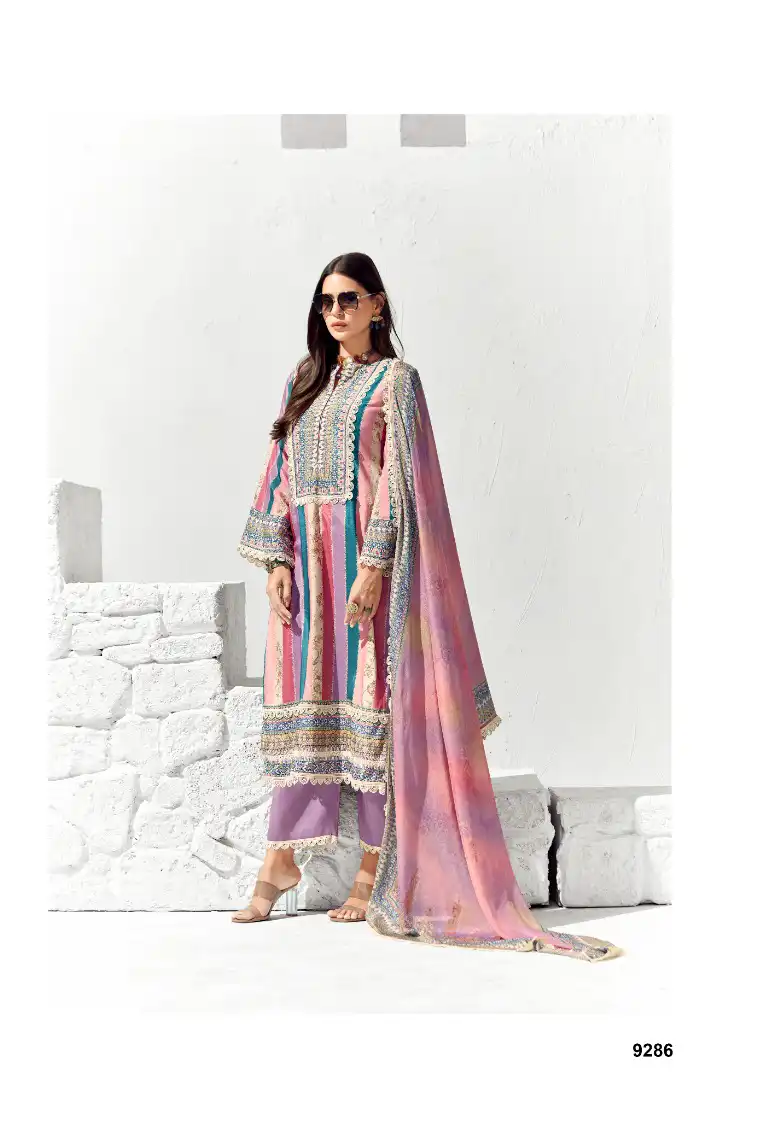 Kimora Layla Vol 172 Pure Lawn Cotton Wholesale Fancy Salwar Suit Catalog — Wholesale Salwar Suits, MPA wholesale from Surat — view 8