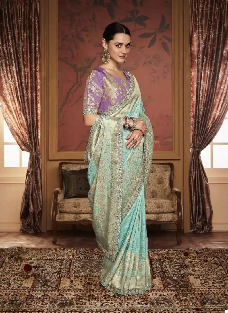 Kimora Maharani Soft Pure Dola Silk Wholesale Fancy Sarees Catalog — Wholesale Sarees, MPA wholesale from Surat — view 11