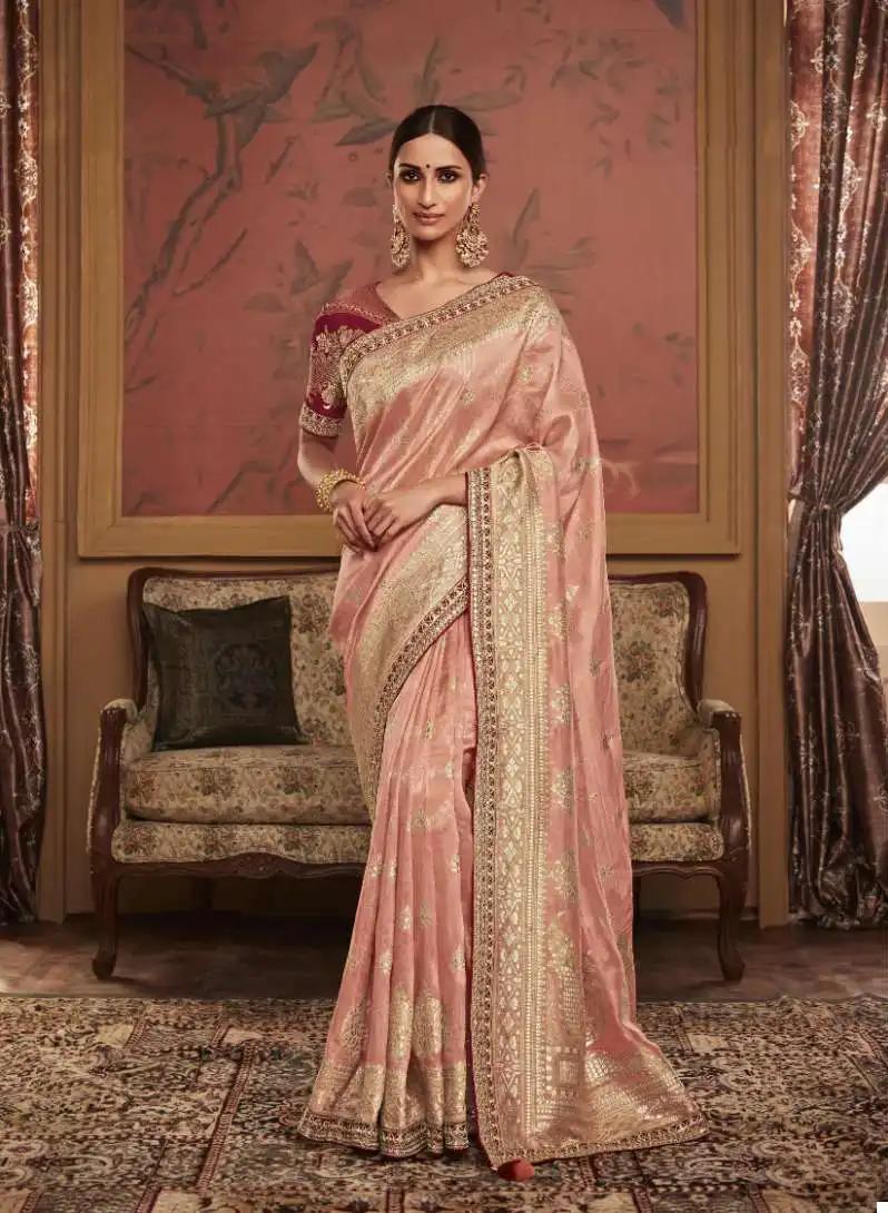 Kimora Maharani Soft Pure Dola Silk Wholesale Fancy Sarees Catalog — Wholesale Sarees, MPA wholesale from Surat — view 4