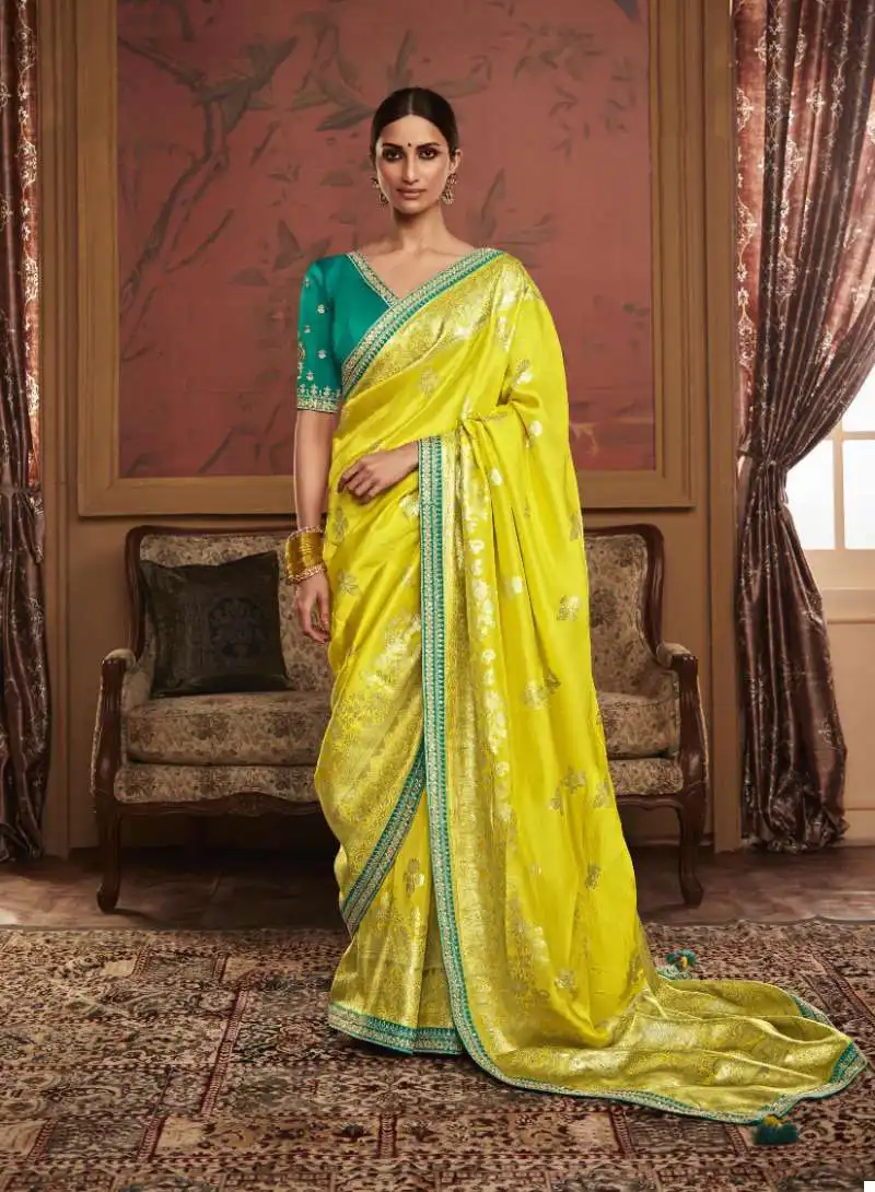 Kimora Maharani Soft Pure Dola Silk Wholesale Fancy Sarees Catalog — Wholesale Sarees, MPA wholesale from Surat — view 6