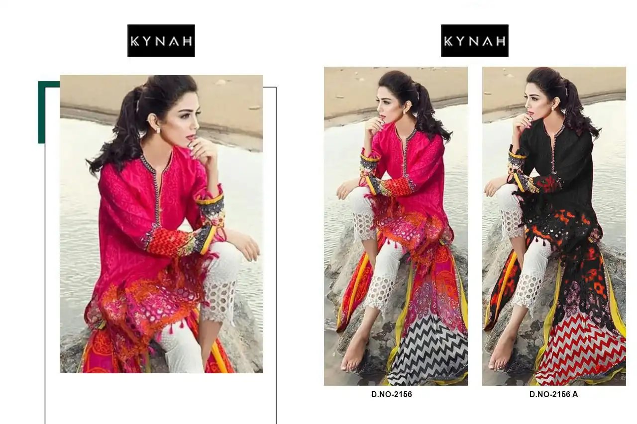 Kynah 2156 Pure Cotton Print Wholesale Pakistani Salwar Suit Catalog - Image 6