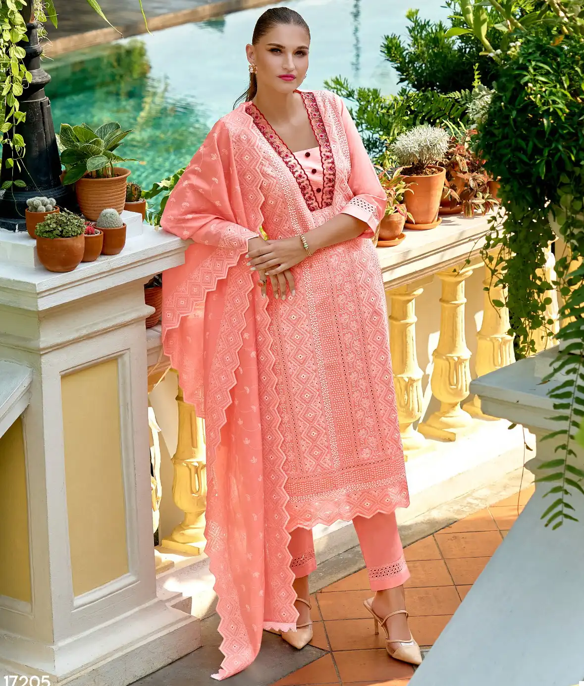 Lily & Lali Flora Roman Pure Soft Cotton Wholesale Readymade Salwar Suit Catalog