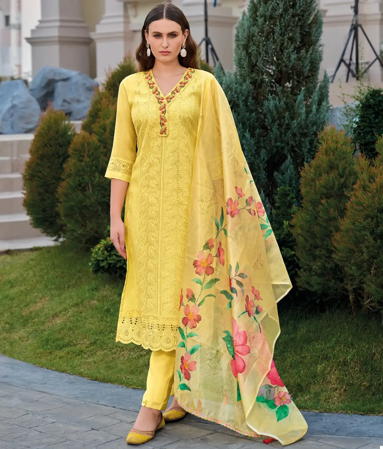 Lily & Lali Rozan Chanderi Wholesale Fancy Readymade Salwar Suit Catalog