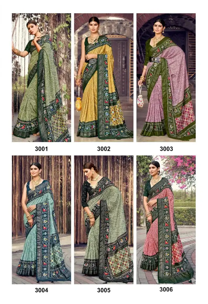 Mahamani Aamira Heavy Tusser Dola Silk Wholesale Fancy Sarees Catalog - Image 6