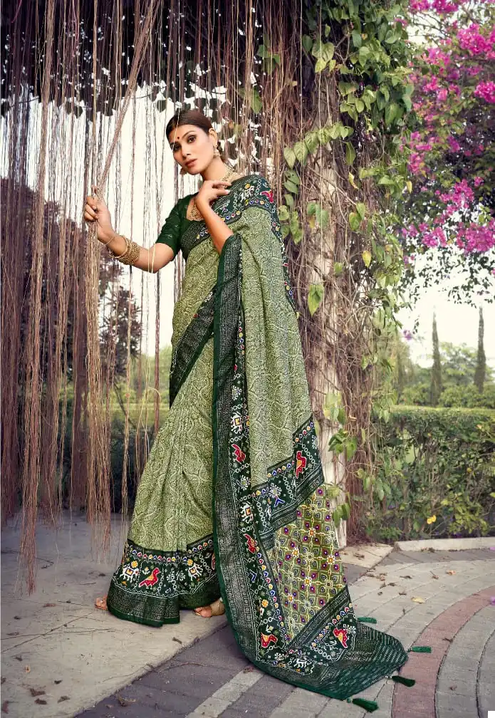 Mahamani Aamira Heavy Tusser Dola Silk Wholesale Fancy Sarees Catalog - Image 2